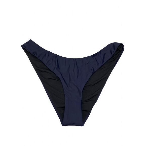 J.Crew Navy Thong Bikini Bottom Size M High Leg Re-Imagined Swim NWT - Picture 4 of 11